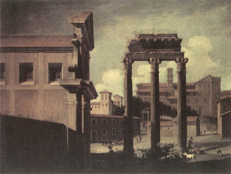 CODAZZI, Viviano Rome, the Campo Vaccino Looking toward the Capitoline d oil painting picture